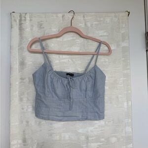 Brandy Melville tie front tank top